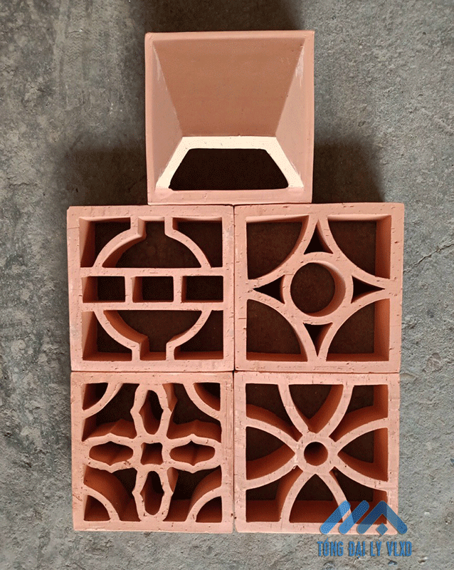 Mẫu Gạch Bông gió Đất Nung